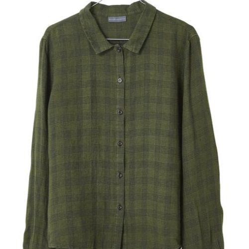 240242 shirt green check a