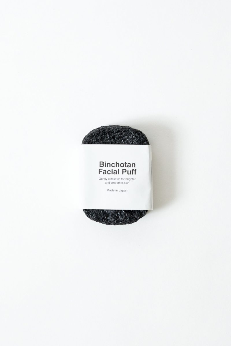 Binchotan Charcoal Facial Puff 1