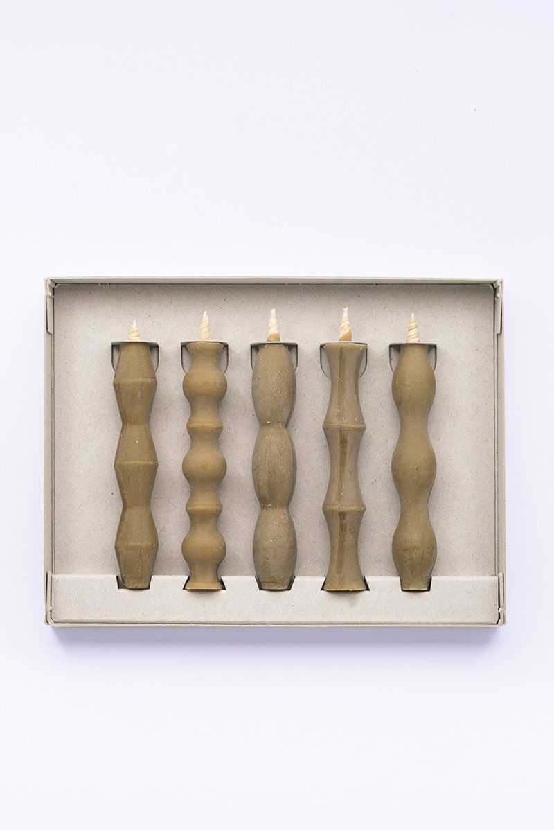 Candle Nanao5Piece Grey3.1