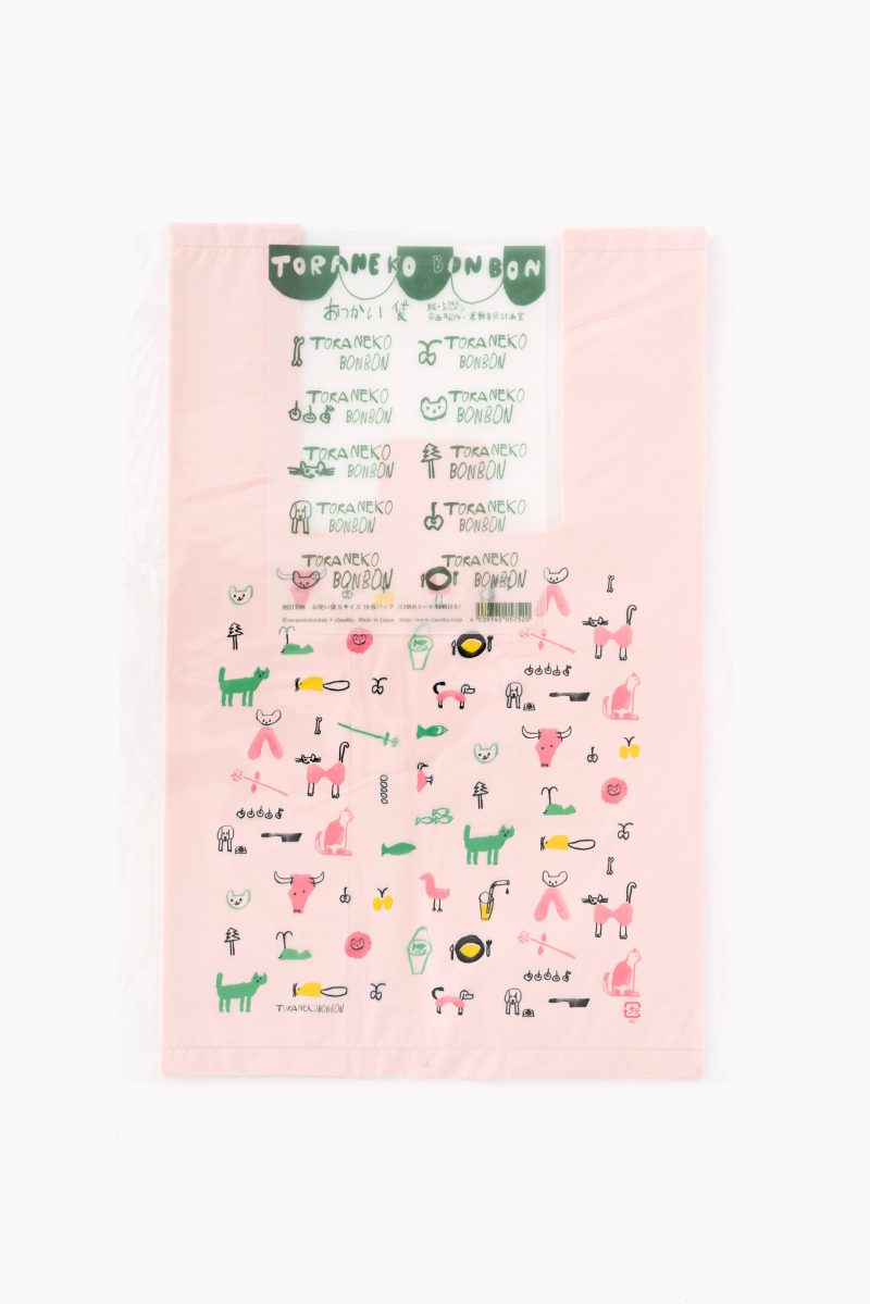 Toraneko Bonbon Plastic Bag Pink 1