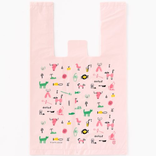 Toraneko Bonbon Plastic Bag Pink 2