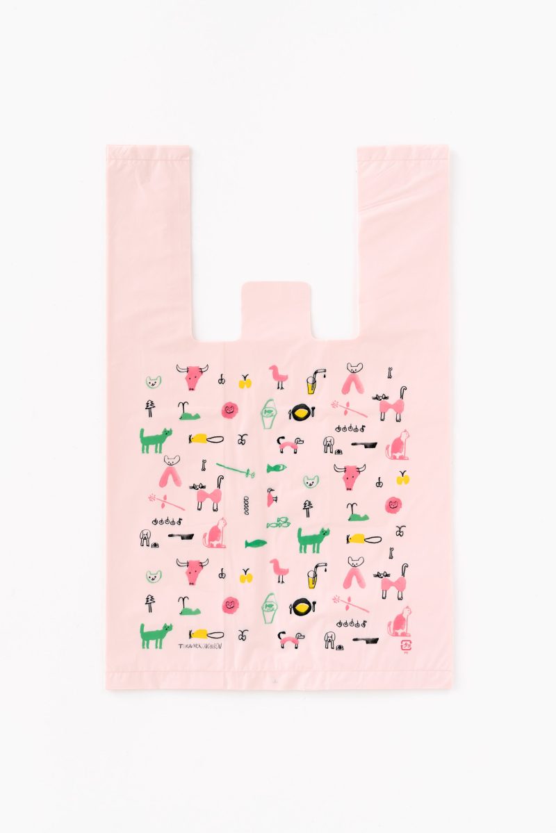 Toraneko Bonbon Plastic Bag Pink 2